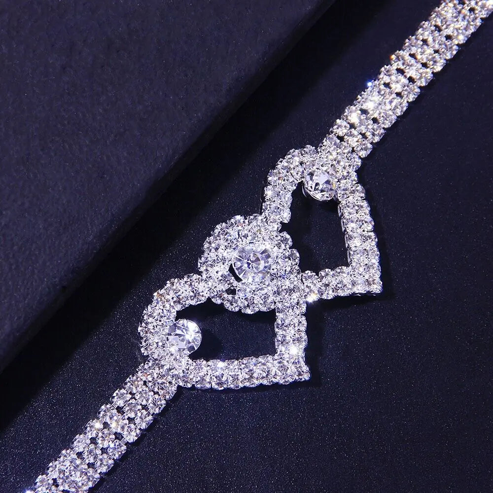 Twin Heart Anklet
