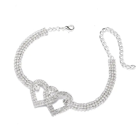 Twin Heart Anklet