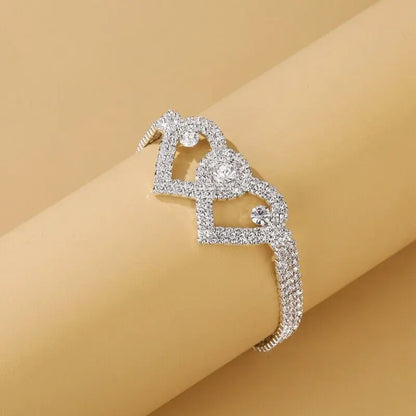 Twin Heart Anklet